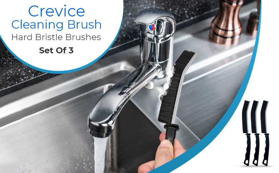 VeranCo Hard Bristle Crevice Cleaning Brush for Tight Spaces & Dead Corners, Gap Cleaning Brush for Household Use