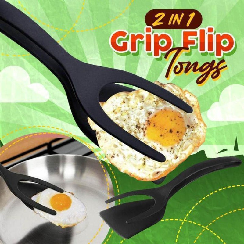2 In 1 Grip Flip Tongs - VeranCo
