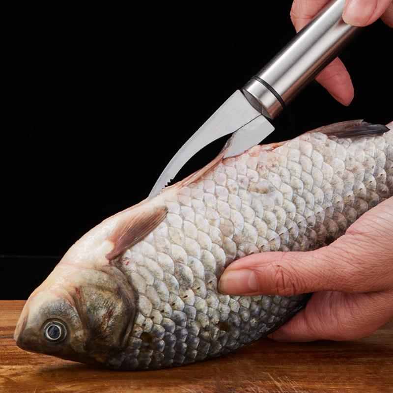 Multi-Purpose Fish and Shrimp Stainless Steel Peeler