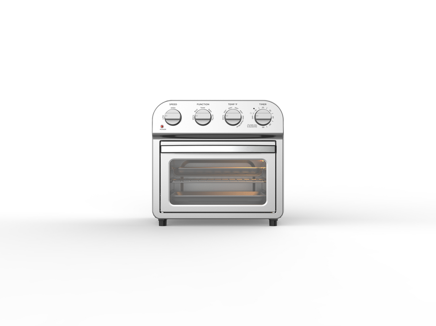 Geek Chef Air Fryer Toaster Oven, 4 Slice Toaster Convection Air Fryer Oven