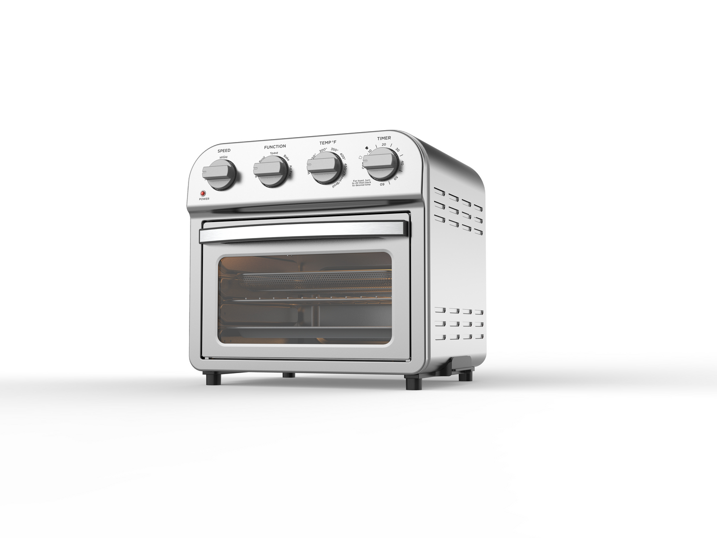 Geek Chef Air Fryer Toaster Oven, 4 Slice Toaster Convection Air Fryer Oven