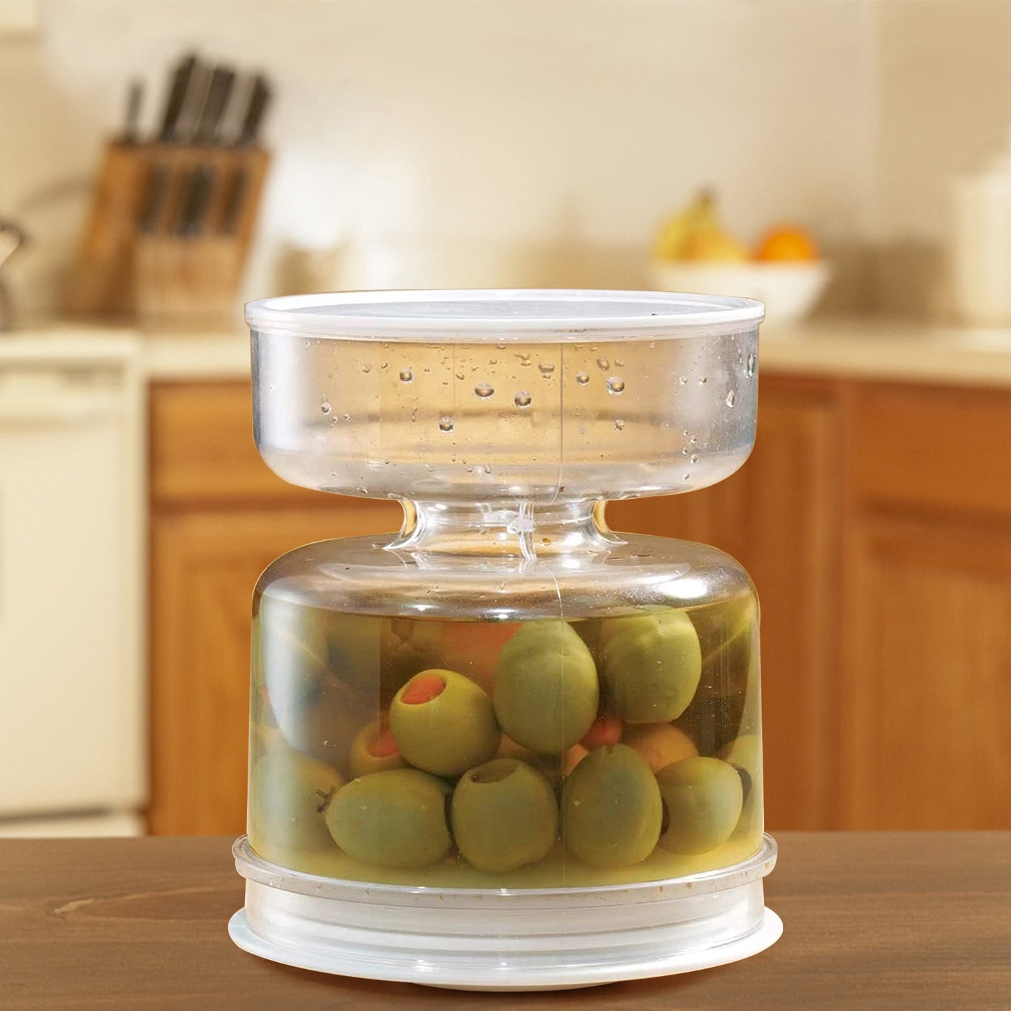 Pickles Jar Dry And Wet Dispenser BPA Free