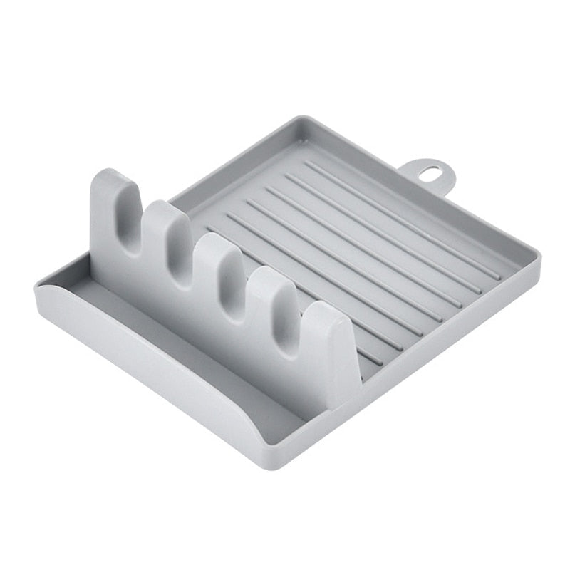 Kitchen Spoon, Fork, Spatula Holder and Rack Shelf Organizer