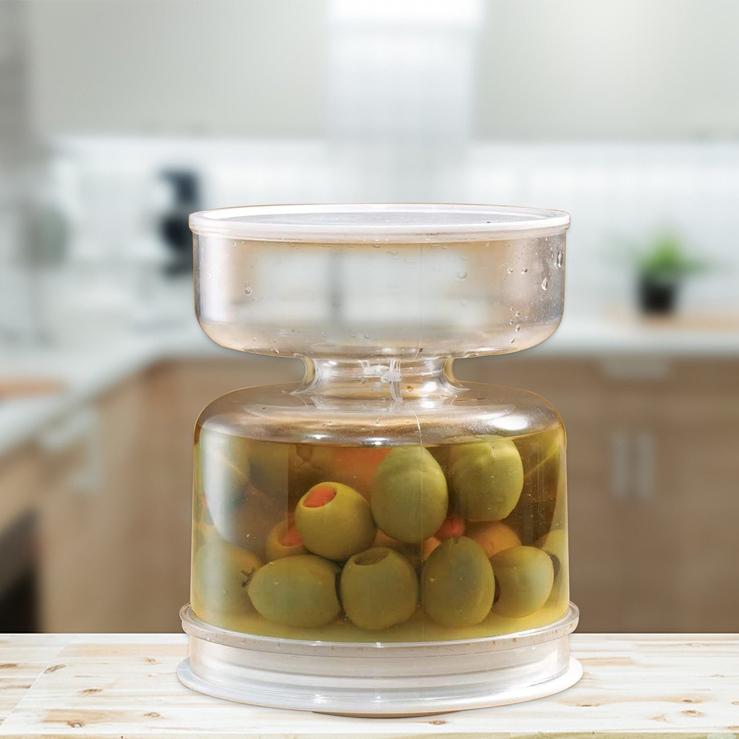 Pickles Jar Dry And Wet Dispenser BPA Free