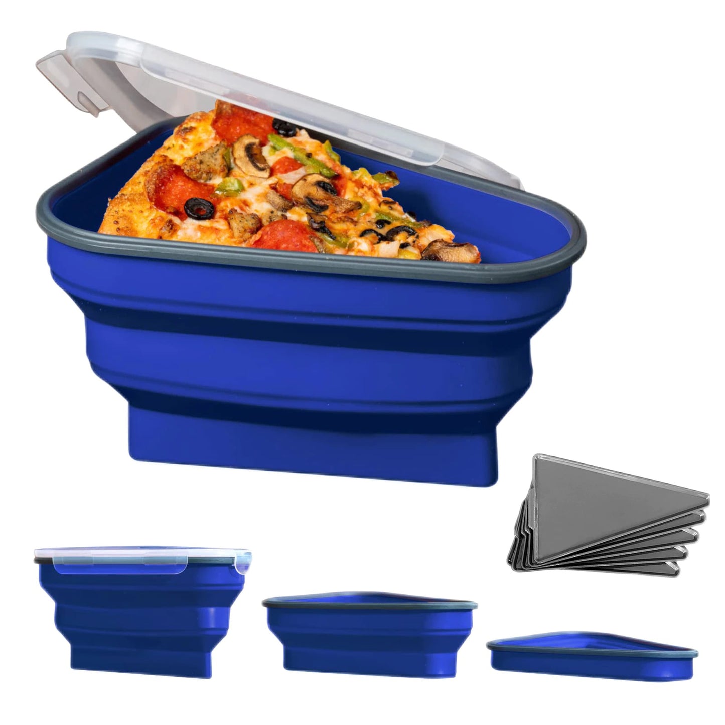 Pizza Pack - Food Grade and BPA Free Sillicone Storage Container For Pizza