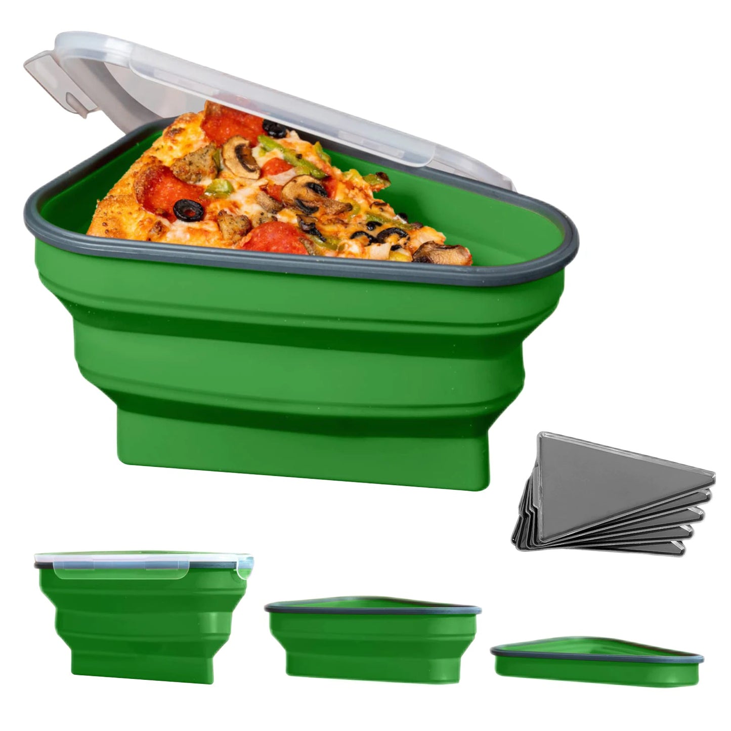 Pizza Pack - Food Grade and BPA Free Sillicone Storage Container For Pizza