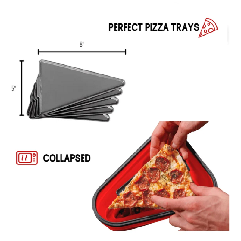 Pizza Pack - Food Grade and BPA Free Sillicone Storage Container For Pizza