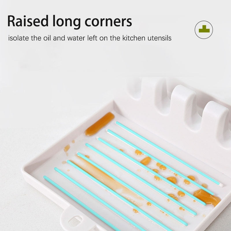 Kitchen Spoon, Fork, Spatula Holder and Rack Shelf Organizer