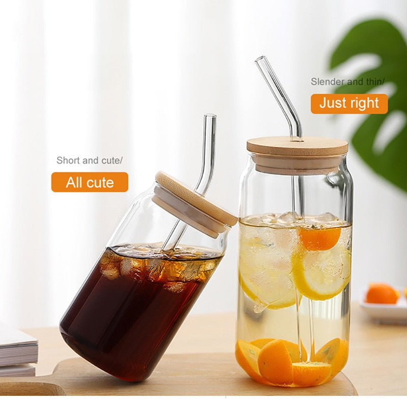 Can Shaped Glass Cups, 16 oz & 18.5 oz, Securely Boxed Gift