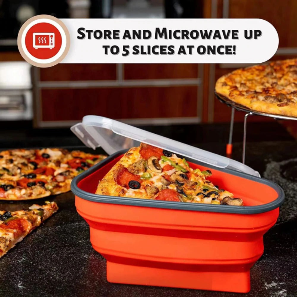 Pizza Pack - Food Grade and BPA Free Sillicone Storage Container For Pizza