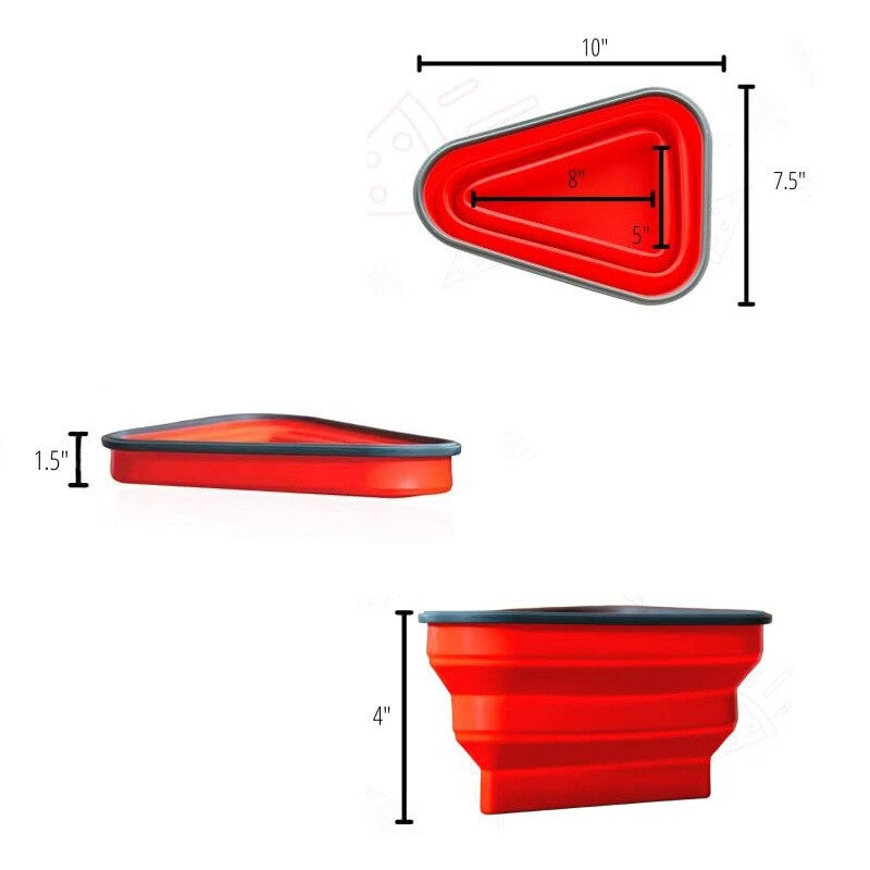 Pizza Pack - Food Grade and BPA Free Sillicone Storage Container For Pizza