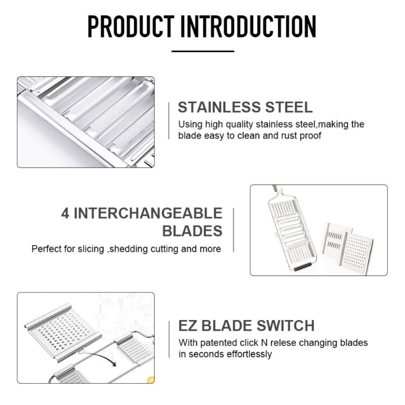 Multi-purpose Vegetable Stainless Steel Slice - VeranCo
