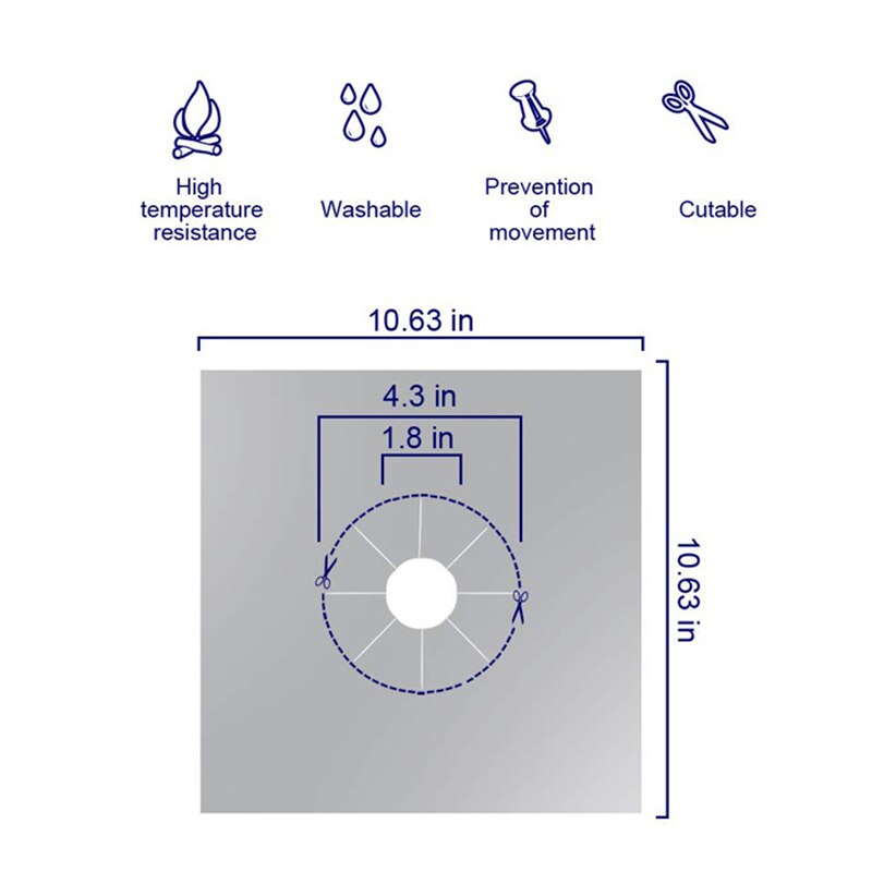 4 Pcs Gas Stove Protector - VeranCo