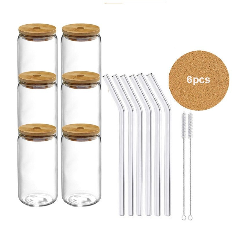 Can Shaped Glass Cups, 16 oz & 18.5 oz, Securely Boxed Gift