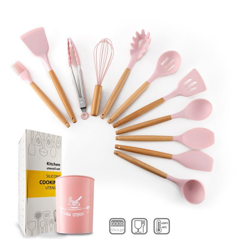 Eco Friendly Silicone Kitchenware Cooking Utensils Set - VeranCo