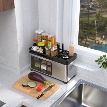 Multifunctional Storage Box For Kitchen Shelf