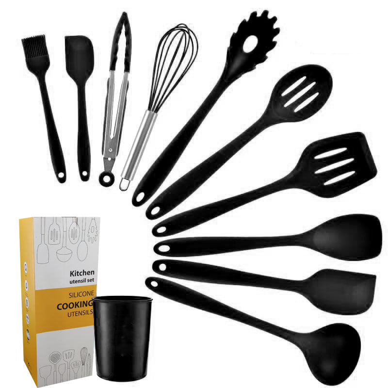 Eco Friendly Silicone Kitchenware Cooking Utensils Set - VeranCo