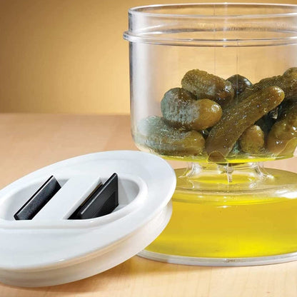 Pickles Jar Dry And Wet Dispenser BPA Free