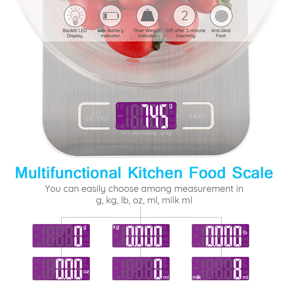 USB Powered Kitchen Digital Scale - VeranCo