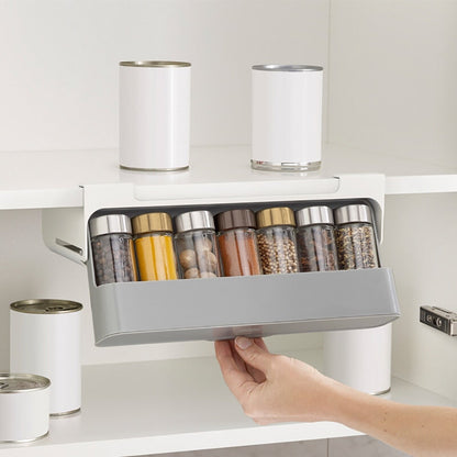 Self-adhesive Hidden Spice Organizer Drawer - VeranCo